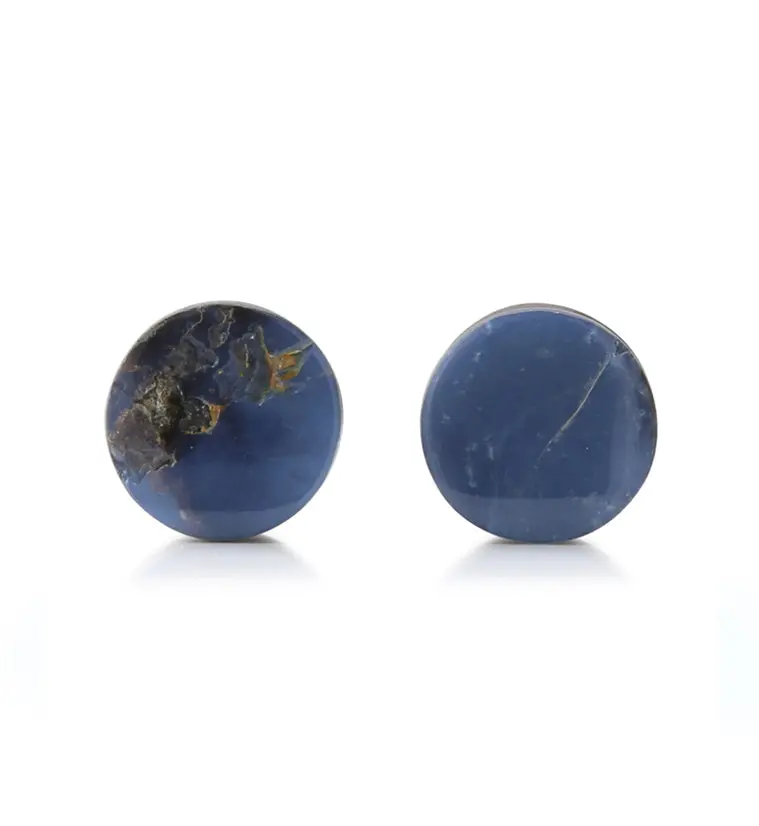 00G Boulder Opal Stone Plug – Handcrafted 10Mm Ear Gauge 1