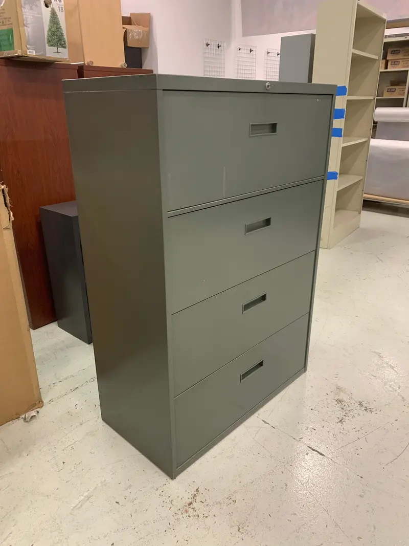 1-Drawer Metal Filing Cabinet – 18" Deep × 36" Wide × 52.5" High 1