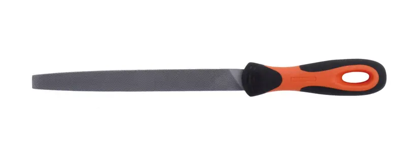 10-Inch Bastard-Cut Flat File With Ergonomic Grip 1