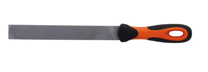 10-Inch Second-Cut Hand File With Ergonomic Handle 1