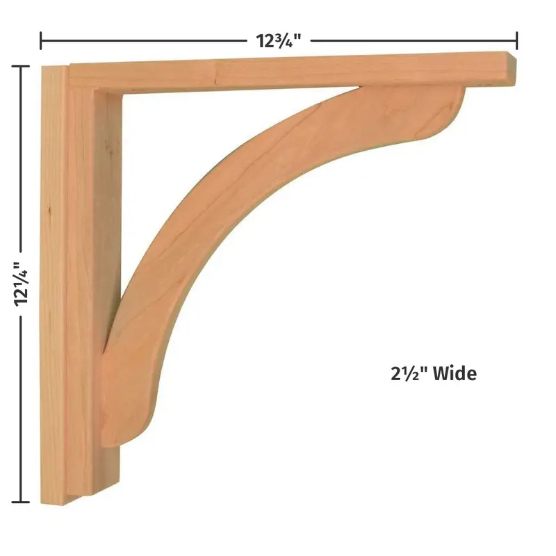 12-Inch Concave Shelf Support Bracket 1