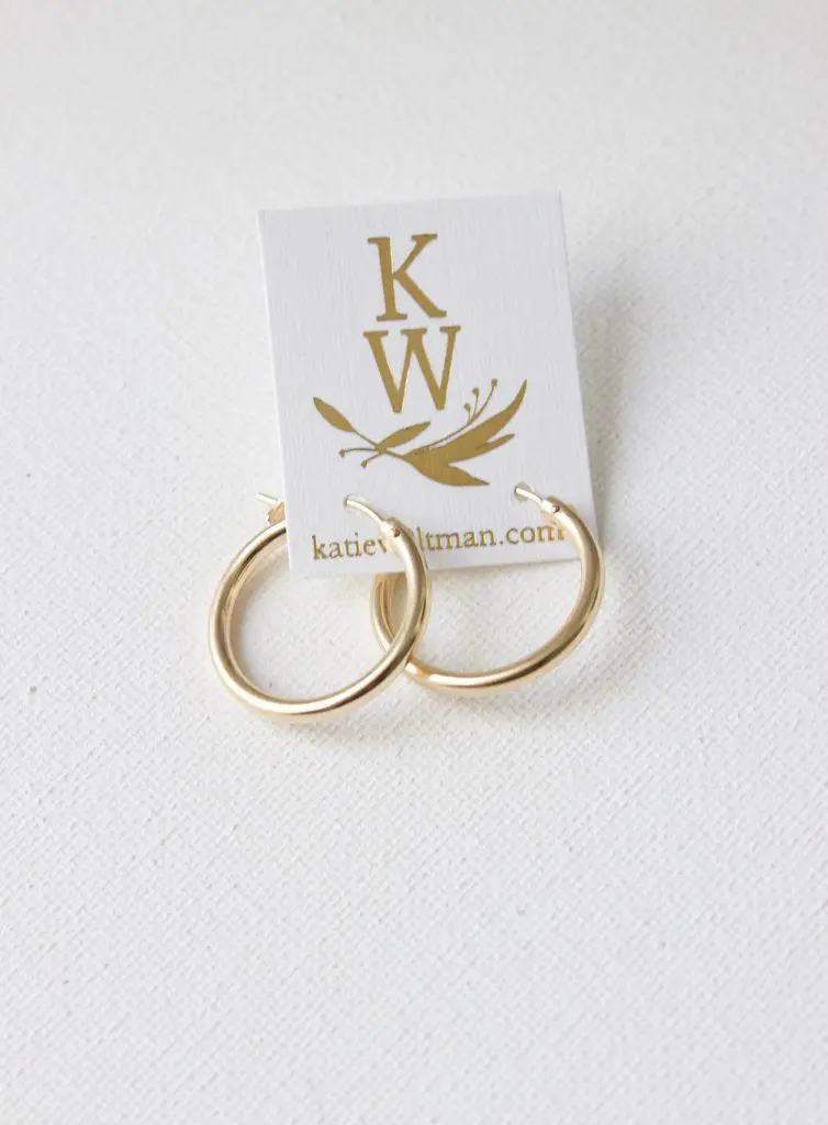 14K Gold-Filled Hoop Earrings 1