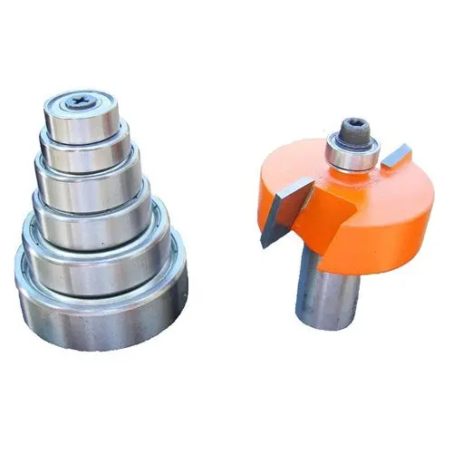 19Mm Rabbet Router Bit Set – 6-Bearing Design, 1/2" Shank, Carbide-Tipped 1