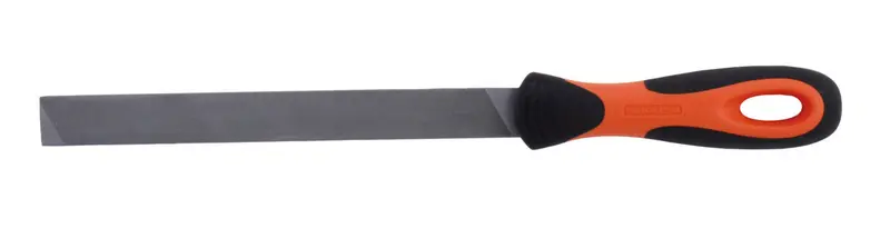 8-Inch (20Cm) Mill Saw File — Bastard Cut, Single Square / Single Rasp, Ergonomic Handle 1