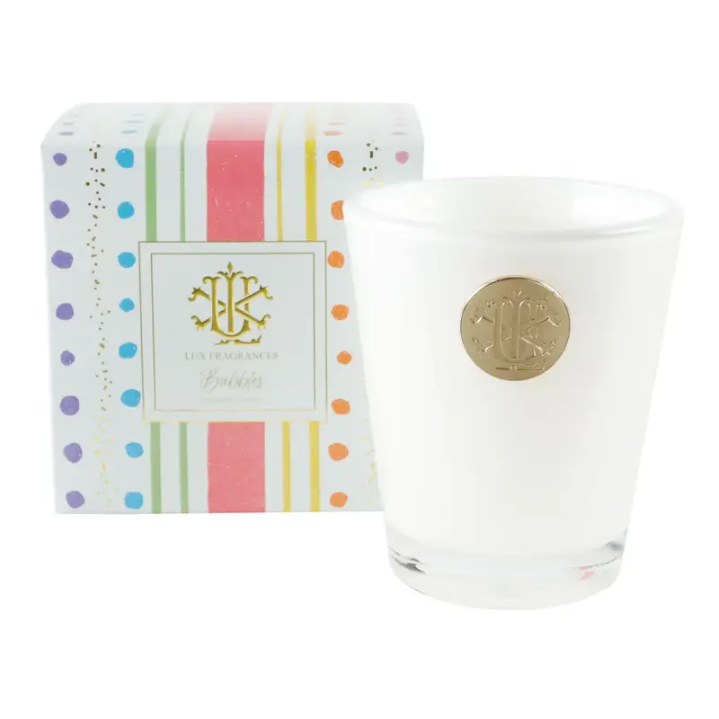 8 Oz Designer Scented Candle In Gift Box – Sage & Bubbles Fragrance 1