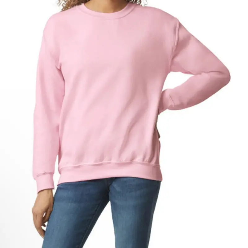 Adult Crewneck Sweatshirt With Minimalist Single-Color Logo – Custom Silhouette, Sketch, Or Brand Art 3