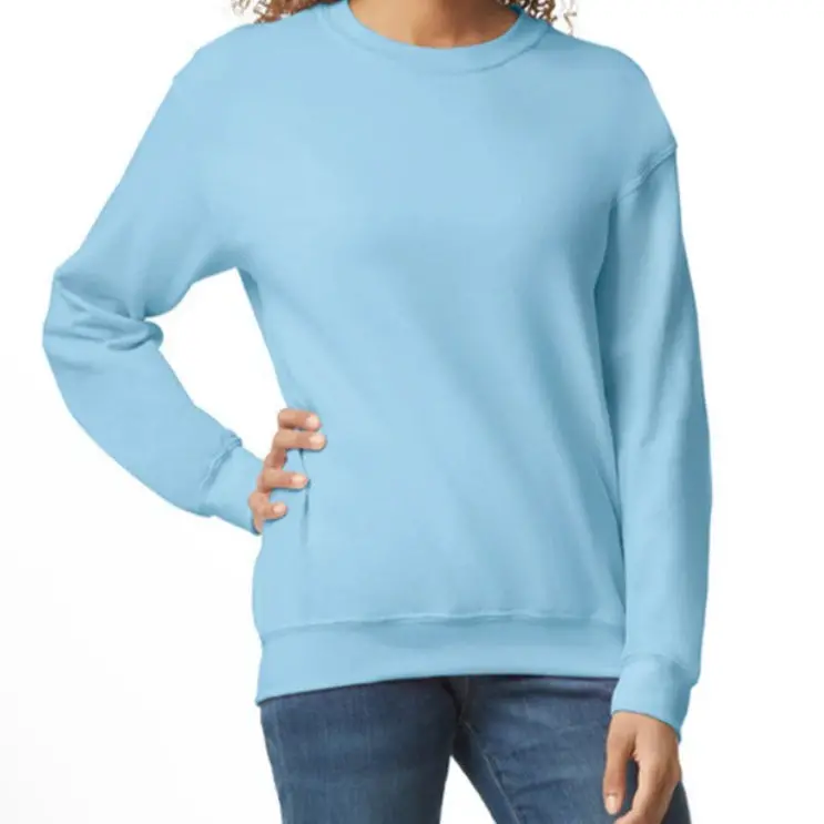 Adult Crewneck Sweatshirt With Minimalist Single-Color Logo – Custom Silhouette, Sketch, Or Brand Art 4