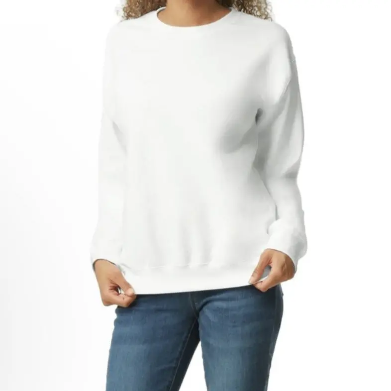 Adult Crewneck Sweatshirt With Minimalist Single-Color Logo – Custom Silhouette, Sketch, Or Brand Art 6