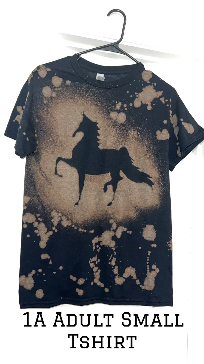 Adult Reverse-Dye Saddlebred Graphic Tee 1