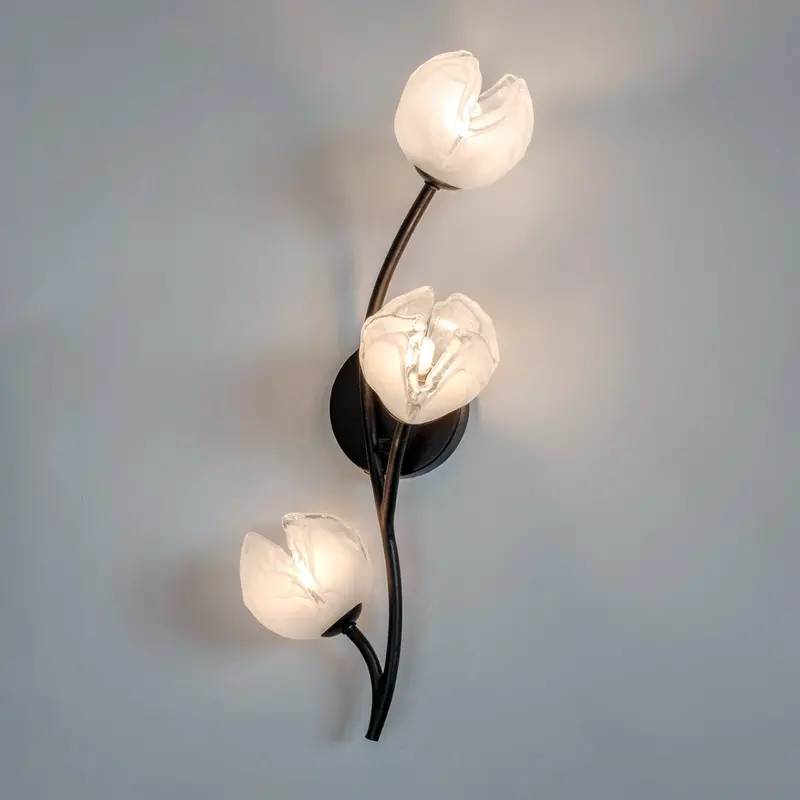 Alderwick Matte Black Wall Sconce – Natural-Design Indoor Lighting, 24.25" Tall 1