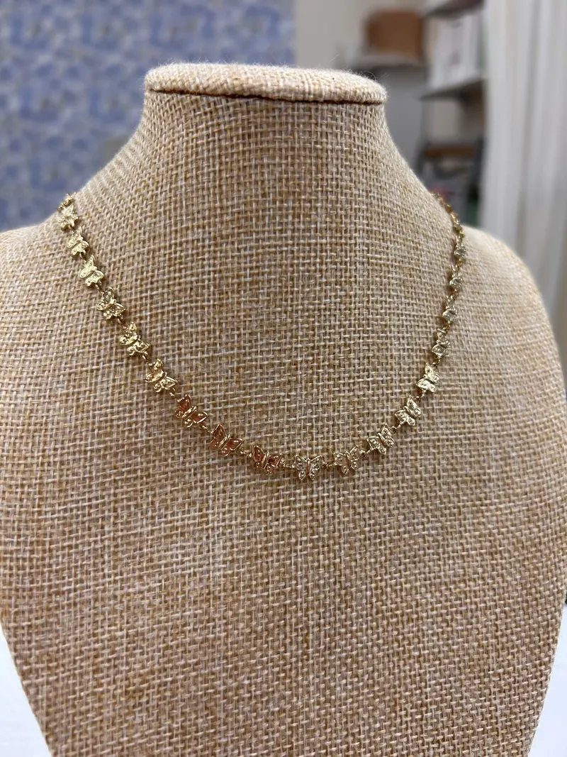 Alex Carol Butterfly Pendant Necklace On Chain 1