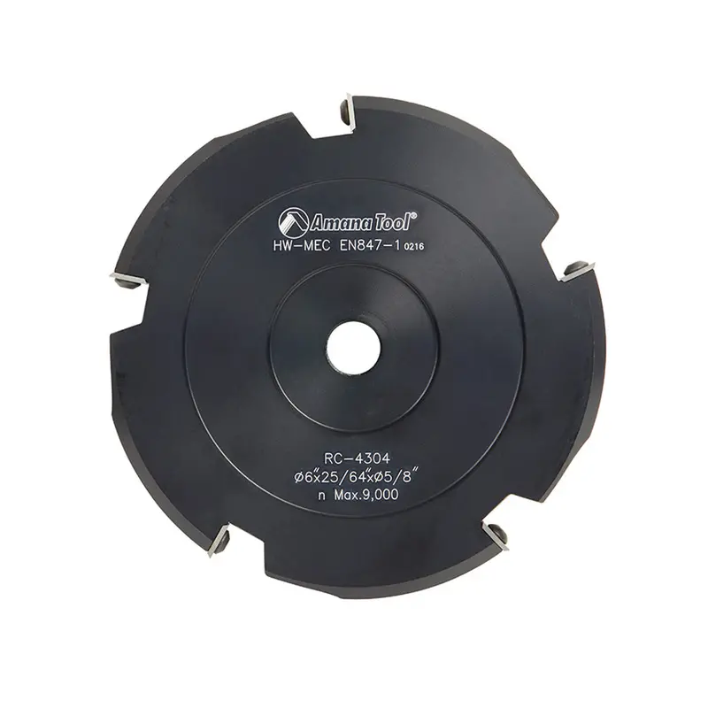Amana Rc-4304: 6" Double-Edge 90° V-Scoring Circular Saw Blade, 5T, 5/8" Bore 1
