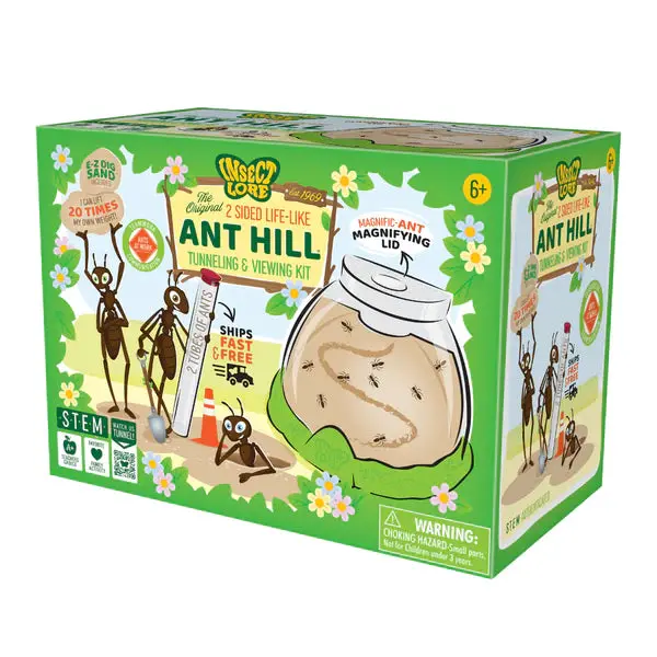 Ant Farm Kit For Beginners – Live Colony Habitat With Viewing Panel 1