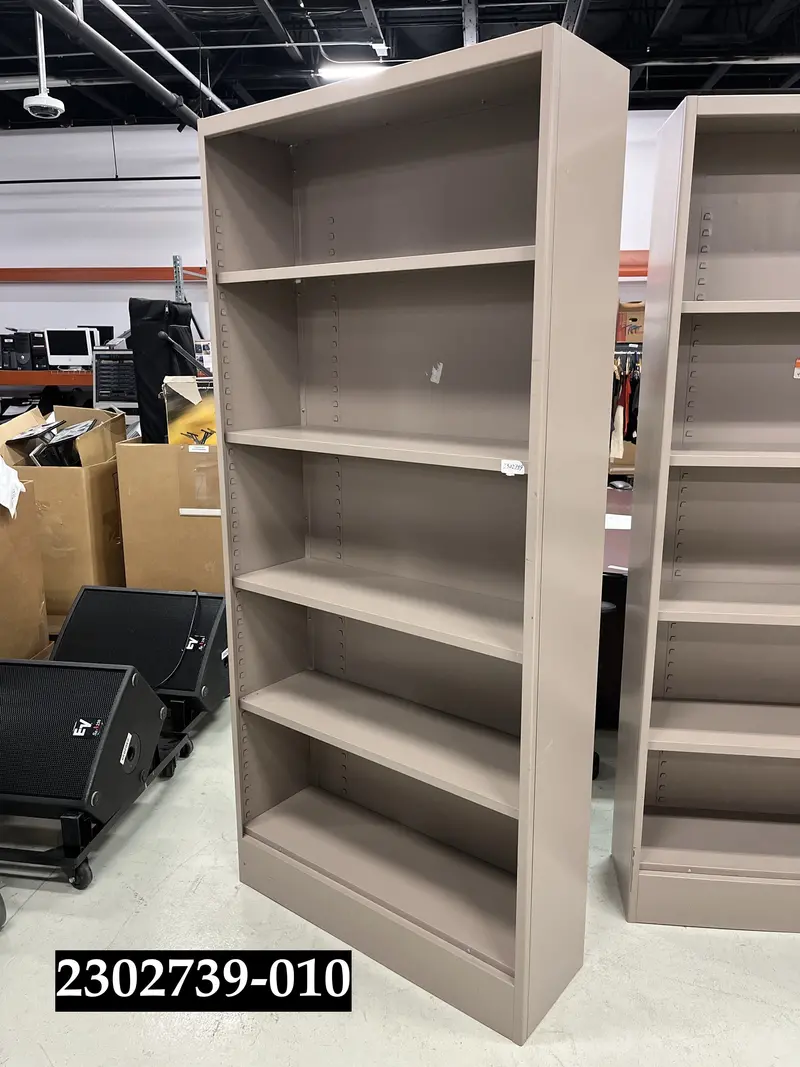 Beige Metal Bookcase 1