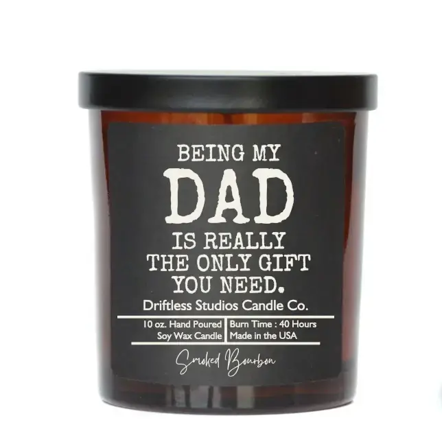 'Being My Dad' Scented Soy Candle For Fathers 1