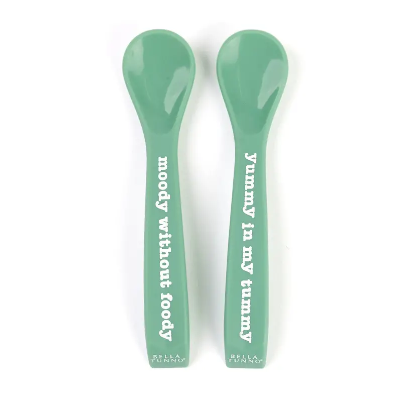 Bella Tunno 'Moody Without Foody' Silicone Spoon Set For Toddlers 1