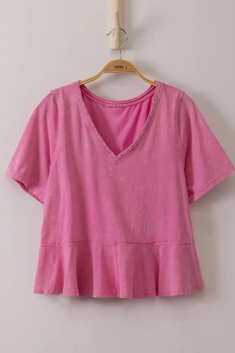 Blush Pink Mineral-Inspired Muse Crop Top 1