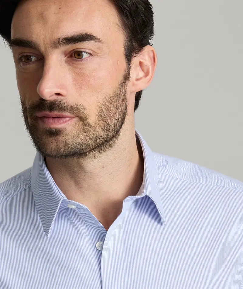 Bordeaux Wrinkle-Free Cotton Dress Shirt 1