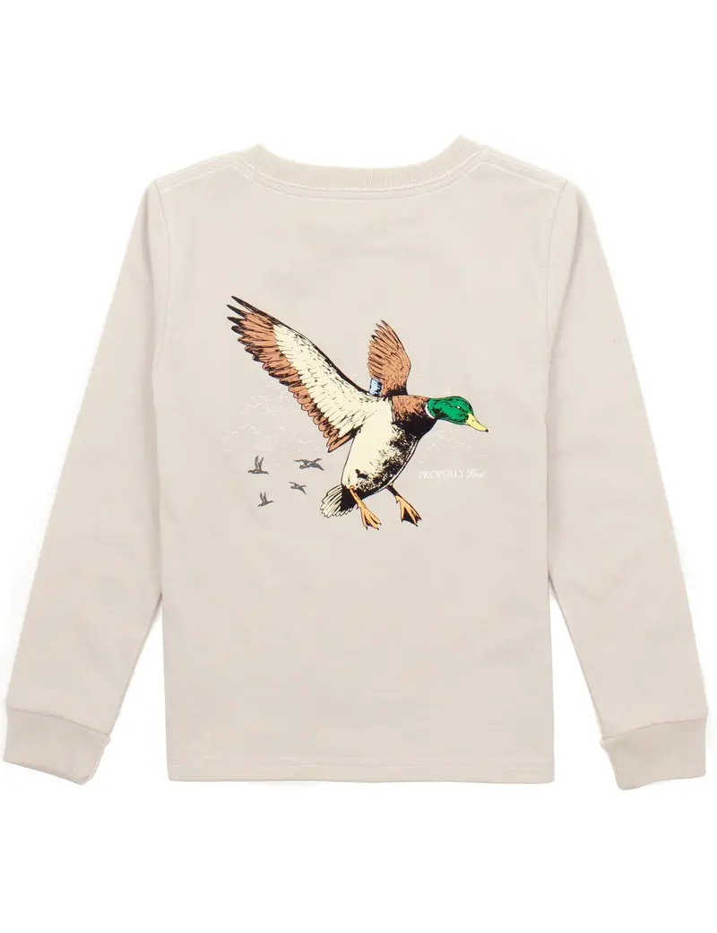 Boys’ Mallard Flight Long Sleeve Tee 1
