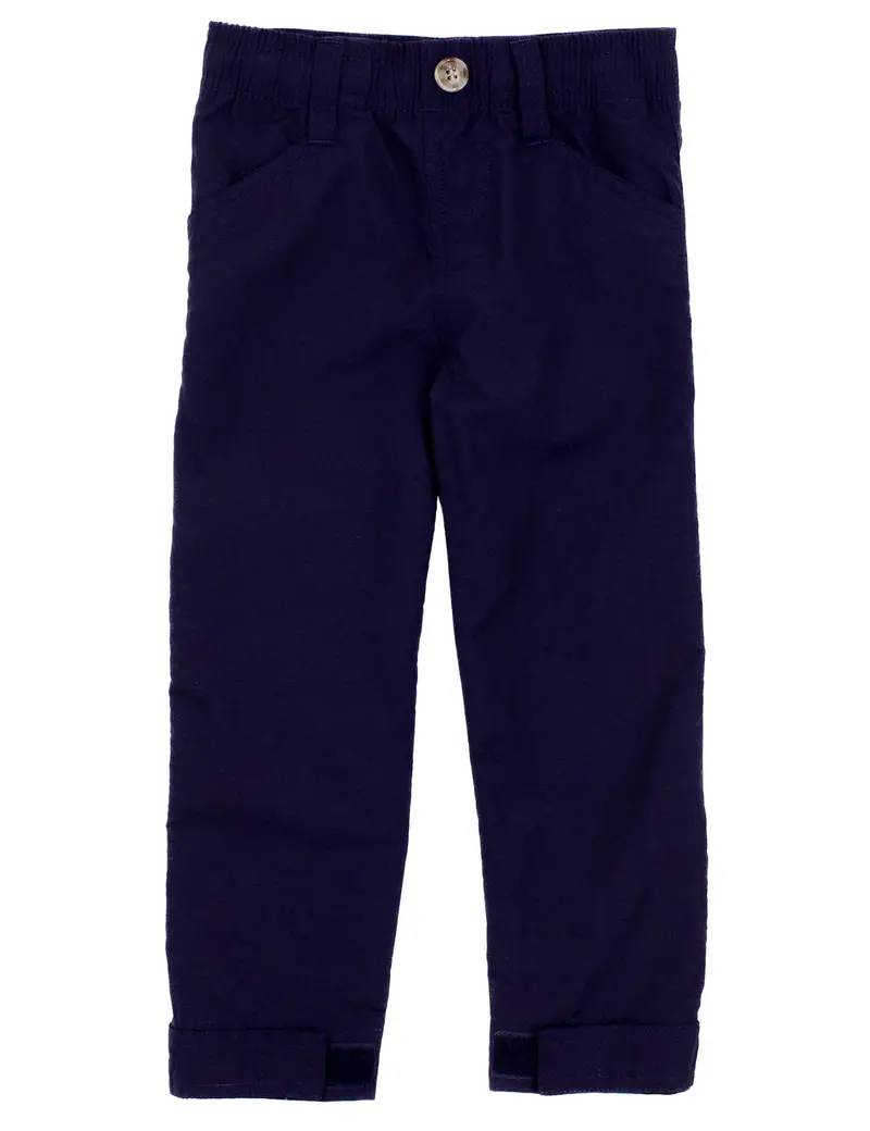 Boys’ Navy Pants With Mallard Print 1