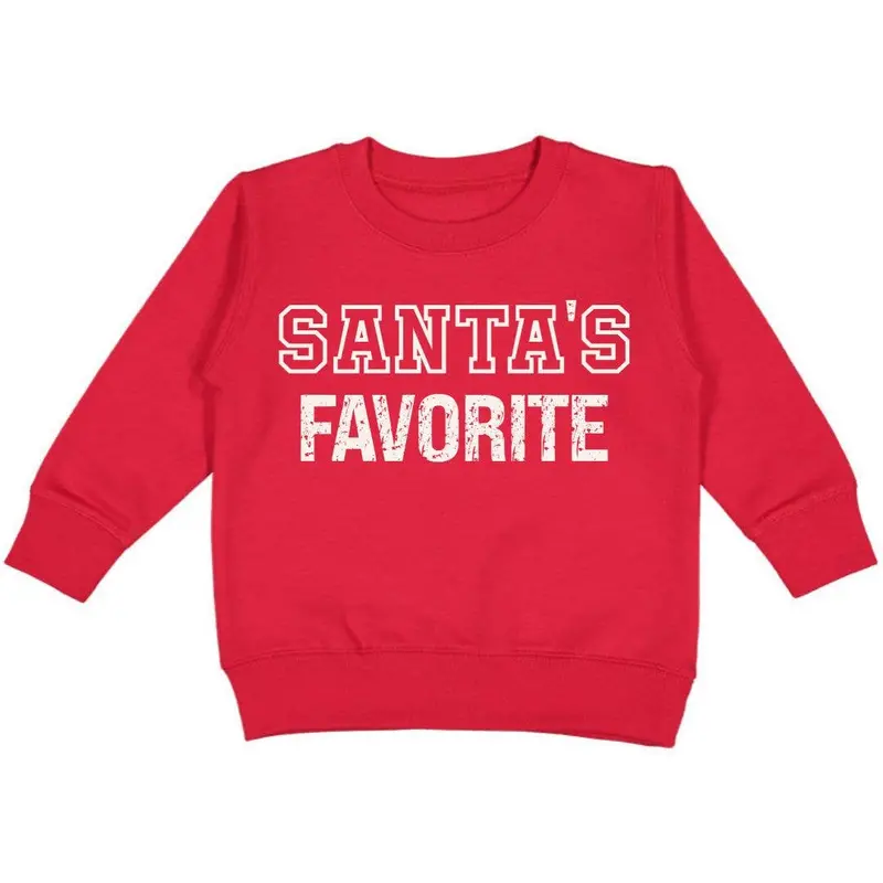 Boys' Santa'S Favorite Holiday Sweatshirt 1