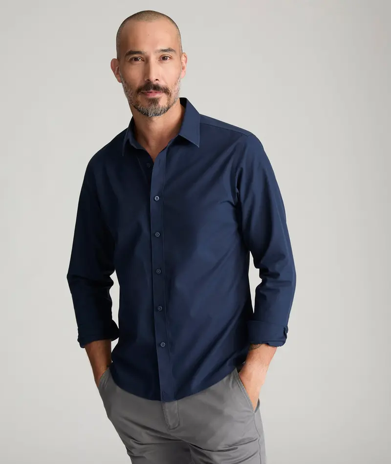 Castello Wrinkle-Free Cotton Dress Shirt 1