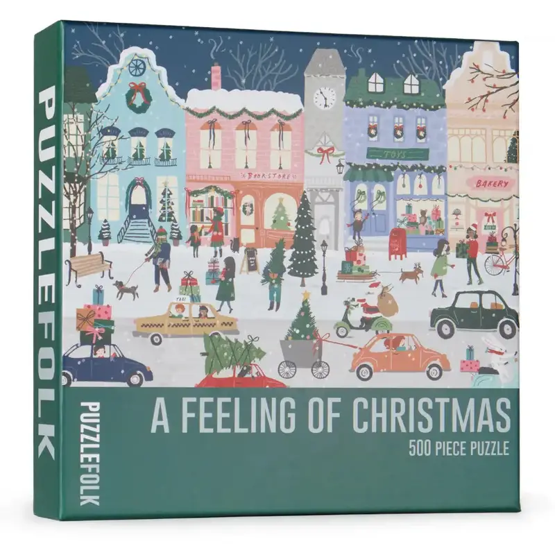 Christmas-Themed 500-Piece Jigsaw Puzzle 1