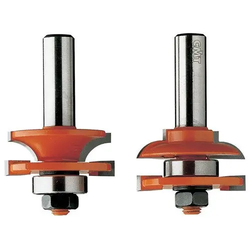 Cmt Rail & Stile Cove Router Bit Set – Two 1/2" Profiles 1
