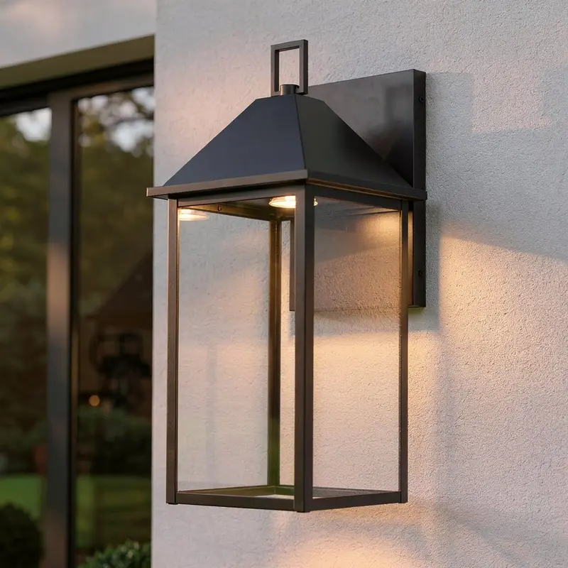 Colwyn Collection Black Farmhouse Wall Sconce – 22" H X 9" W X 10" D Outdoor Lighting 1