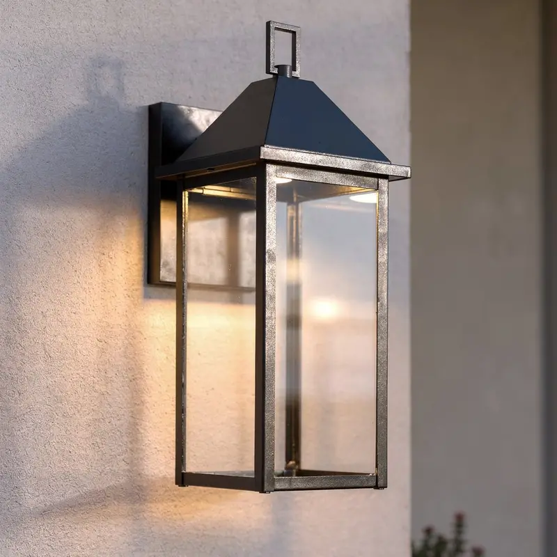 Colwyn Collection Black Small Wall Sconce – 16.75" H Outdoor Farmhouse Lighting 1