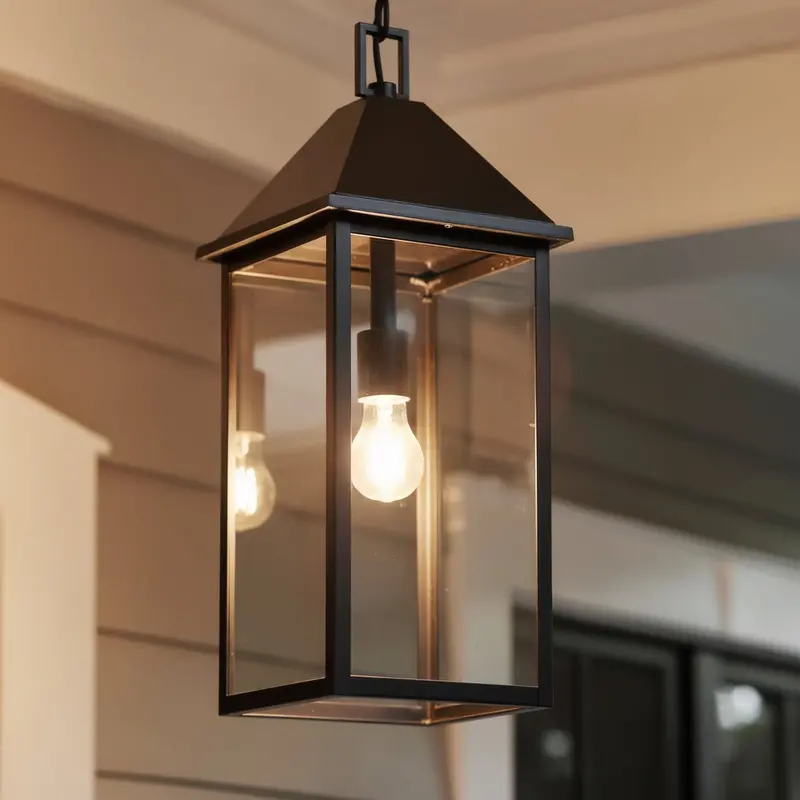 Colwyn Collection Olde Bronze Farmhouse Outdoor Pendant Light – 22" H X 9" W X 9" D 1
