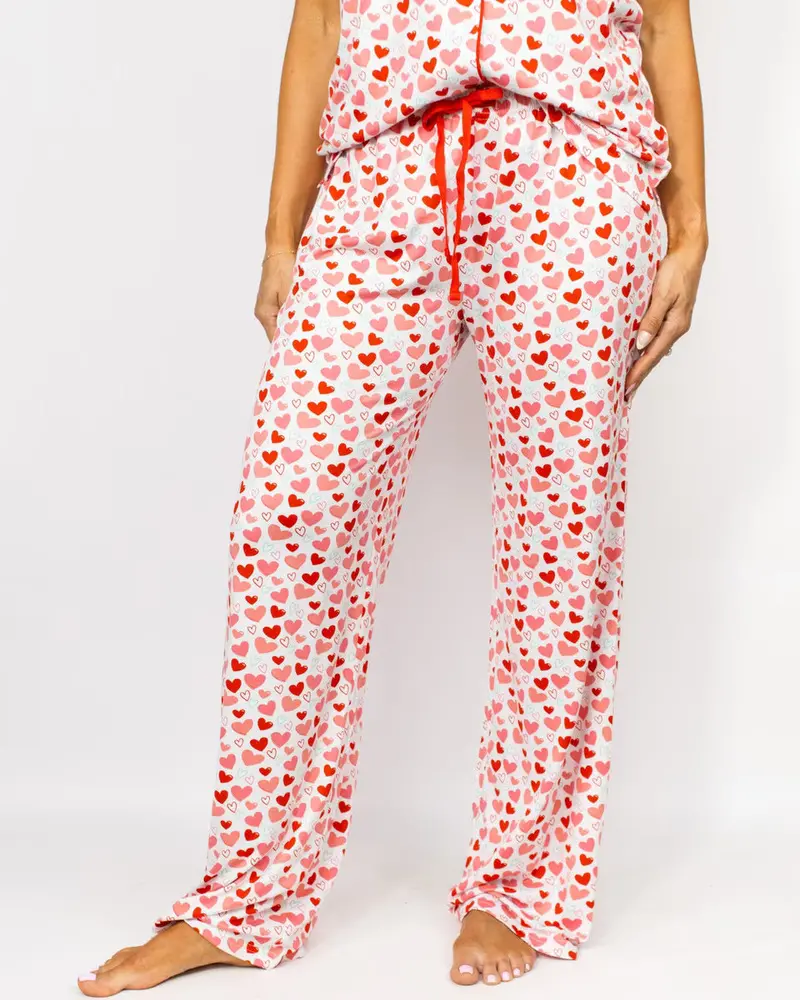 Coordinating Love-Themed Pajama Pants 1