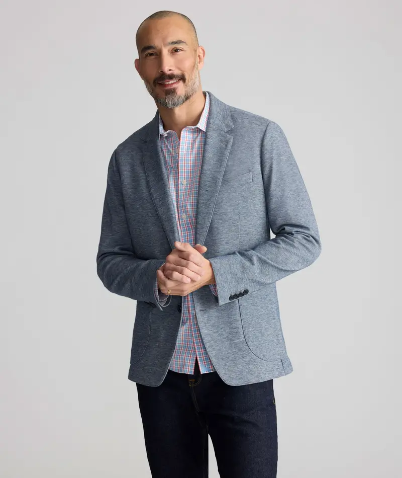 Cotton-Blend Knit San Oro Sport Coat 1