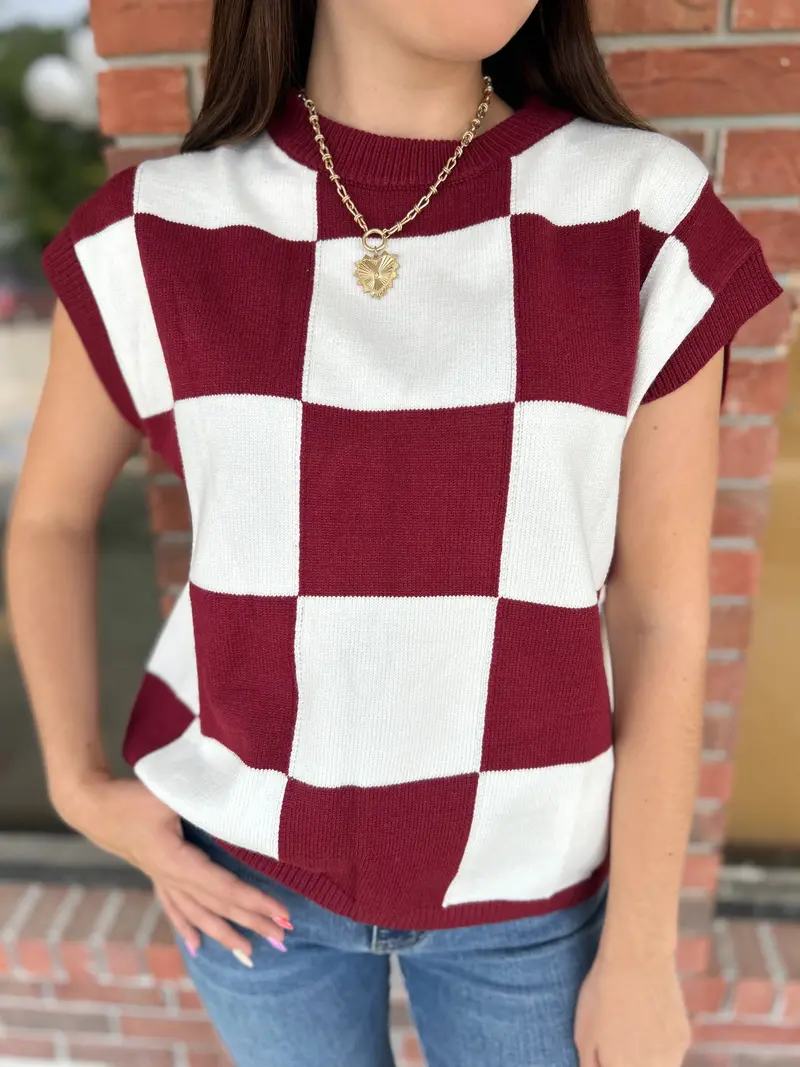 Cowbell Yell Maroon Graphic Sweater Top 1