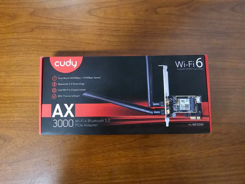 Cudy Ax3000 Dual-Band Wi-Fi 6 Pcie Adapter With Bluetooth 5.0 1