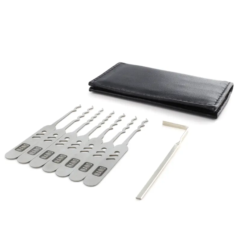 Dangerfield Nano Slimline Covert Rake Kit – 0.6Mm Profile With Leather Carry Wallet 1