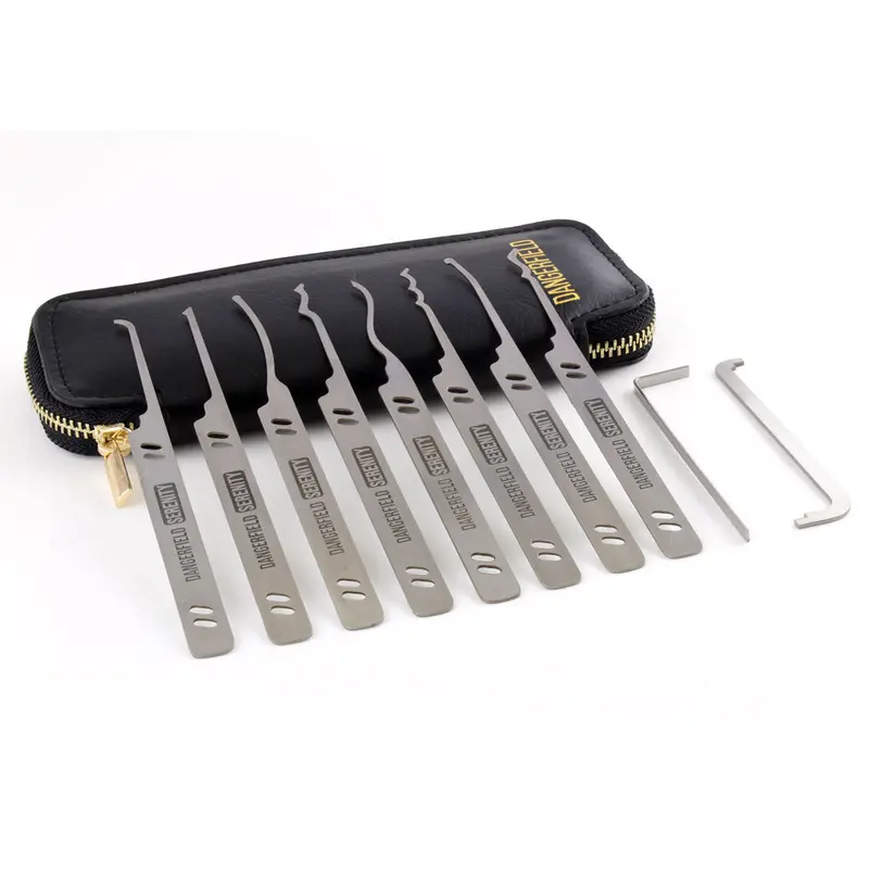 Dangerfield Serenity Starter Lock Pick Kit – Includes Leather Wallet 1