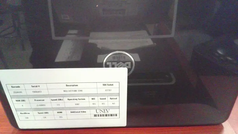 Dell Latitude 3190 Laptop – Serial Fwplht2, Asset Tag 2G04949 1
