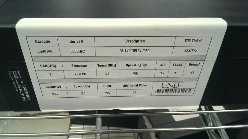 Dell Optiplex 7050 Small Form Factor Pc 1