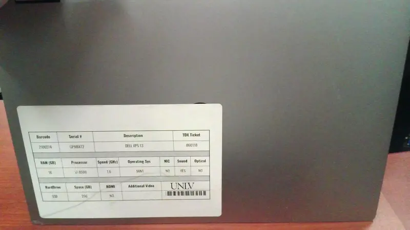 Dell Xps 13 2-In-1 Laptop – Serial Gpmbxt2, Asset Tag 2100514 1