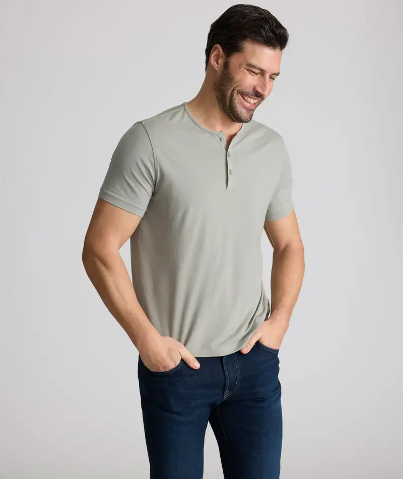 Ecosoft™ Short-Sleeve Henley – Style B 1