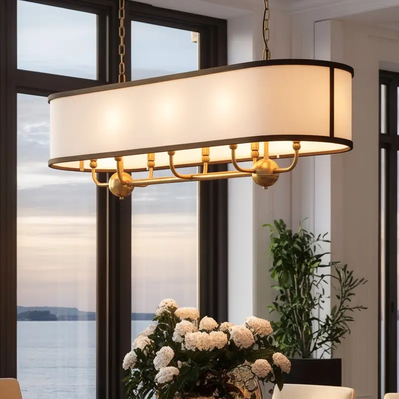 Evermont Collection Natural Brass Transitional Chandelier – 16"H X 13"W Compact Dining Fixture 1