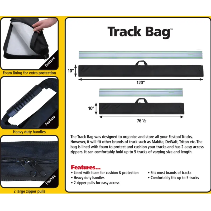 Fastcap Bf-120-Trackbag – Heavy-Duty 120-Inch Guide Rail Transport Bag 1
