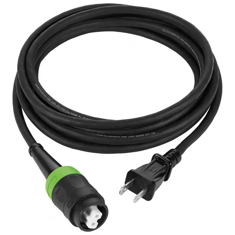 Festool 4M Plug-It Power Cable – 18 Awg, Compatible With Festool Dust Extractors & Tools, Model 203923 1