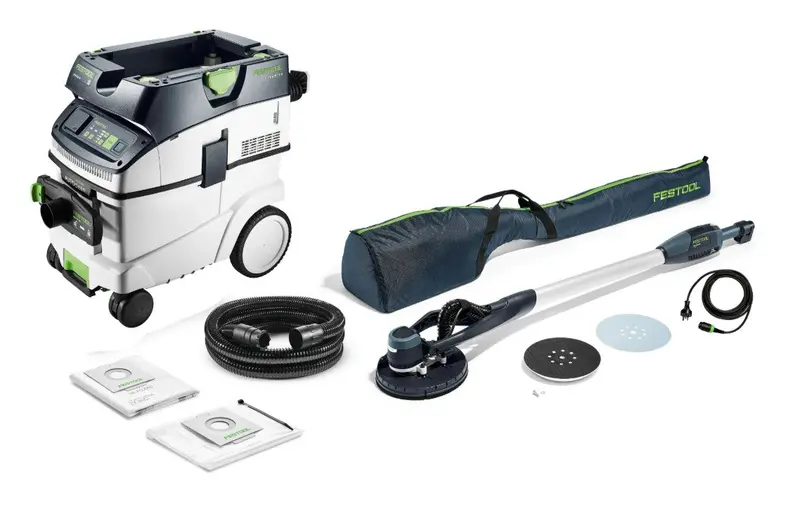 Festool Lhs 225 Planex Easy Drywall Sander – 225Mm With M-Class Dust Extractor Kit 1