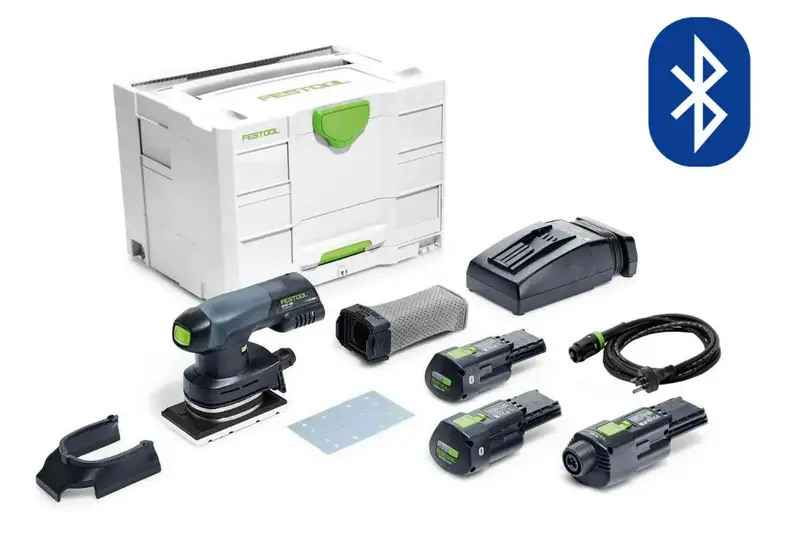 Festool Rtsc 400 Cordless Orbital Sander – 18V, 80X133Mm, Bluetooth 3.0Ah Kit In Systainer 1