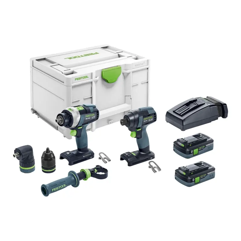 Festool Tid 18 Hpc + Tid 18 Hpc 18/4 Cordless Screwdriving Combo (577616) 1