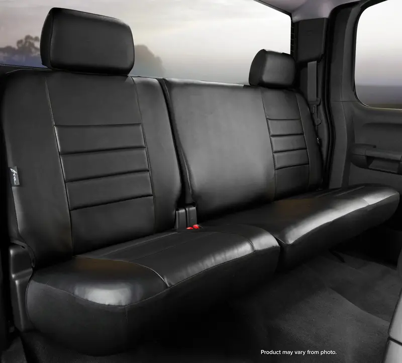 Fia Sl62-33 Black/Red Leatherlite Simulated Leather Rear Seat Cover – Custom Fit For Sl60 Series 1