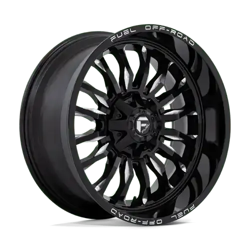 Fuel Off-Road D795 22X10 Inch Alloy Wheel – 6X135Mm Bolt Pattern, Gloss Black/Milled Finish 1