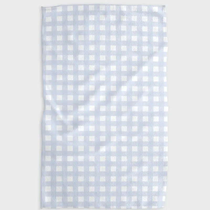 Gigi Light Blue Tea Towel – Soft-Tone Textured Kitchen Linen 1
